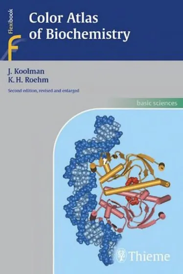 Book cover: Thieme Color Atlas of Biochemistry 2nd