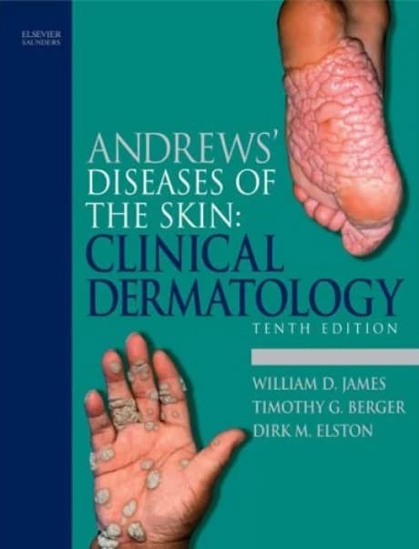 Book cover: Andrew Diseases of the Skin Clinical Dermatology 10th