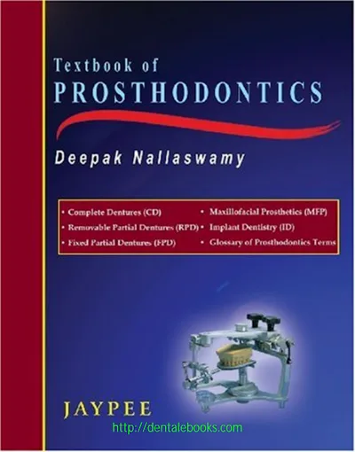 Book cover: Prosthodontics nallaswamy