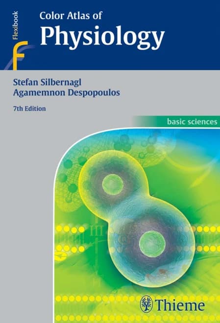 Book cover: Thieme Color Atlas of Physiology 7th