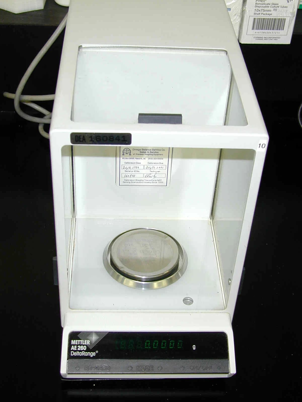 Analytical balance — reference view