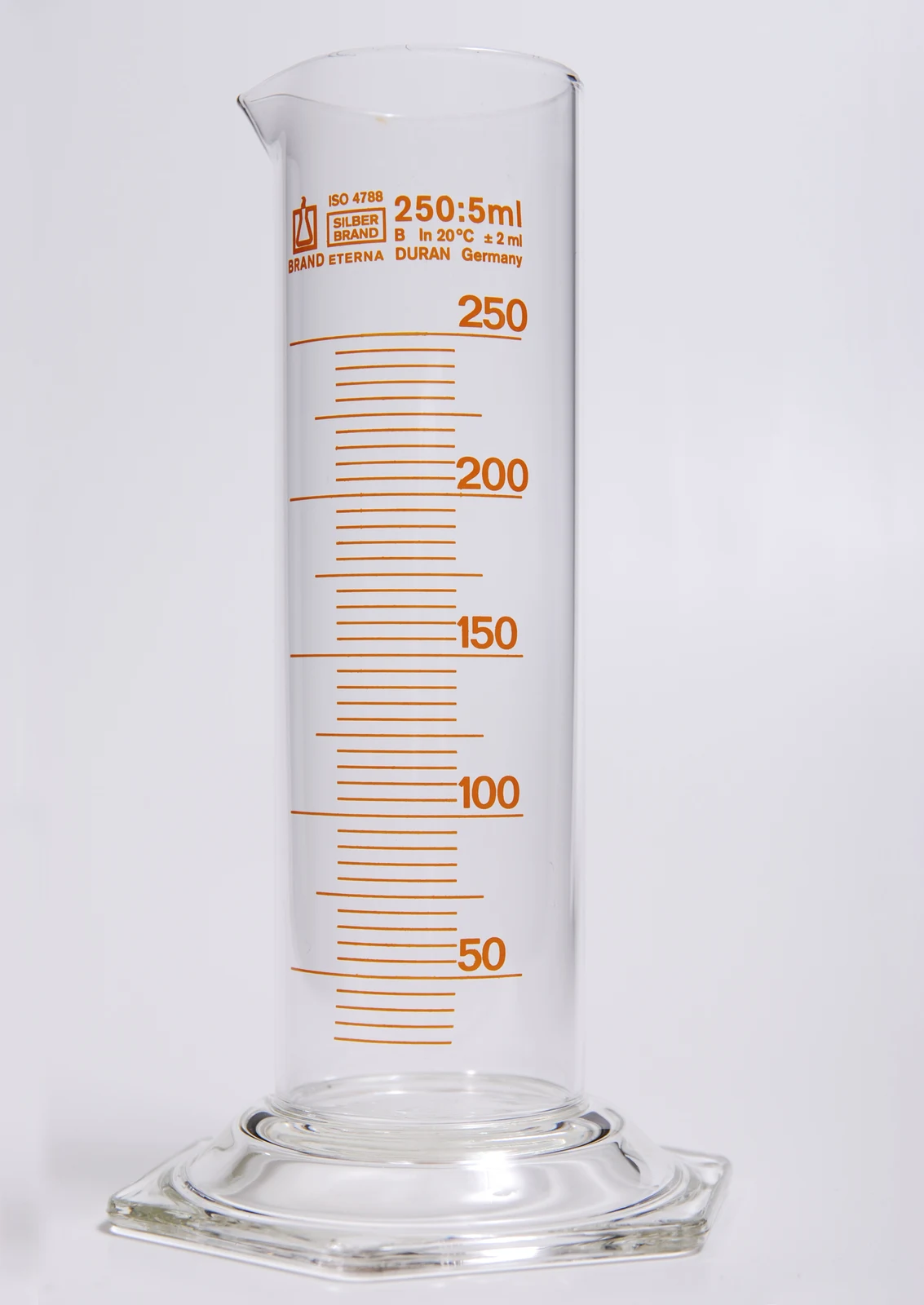 Graduated measuring cylinder — reference view