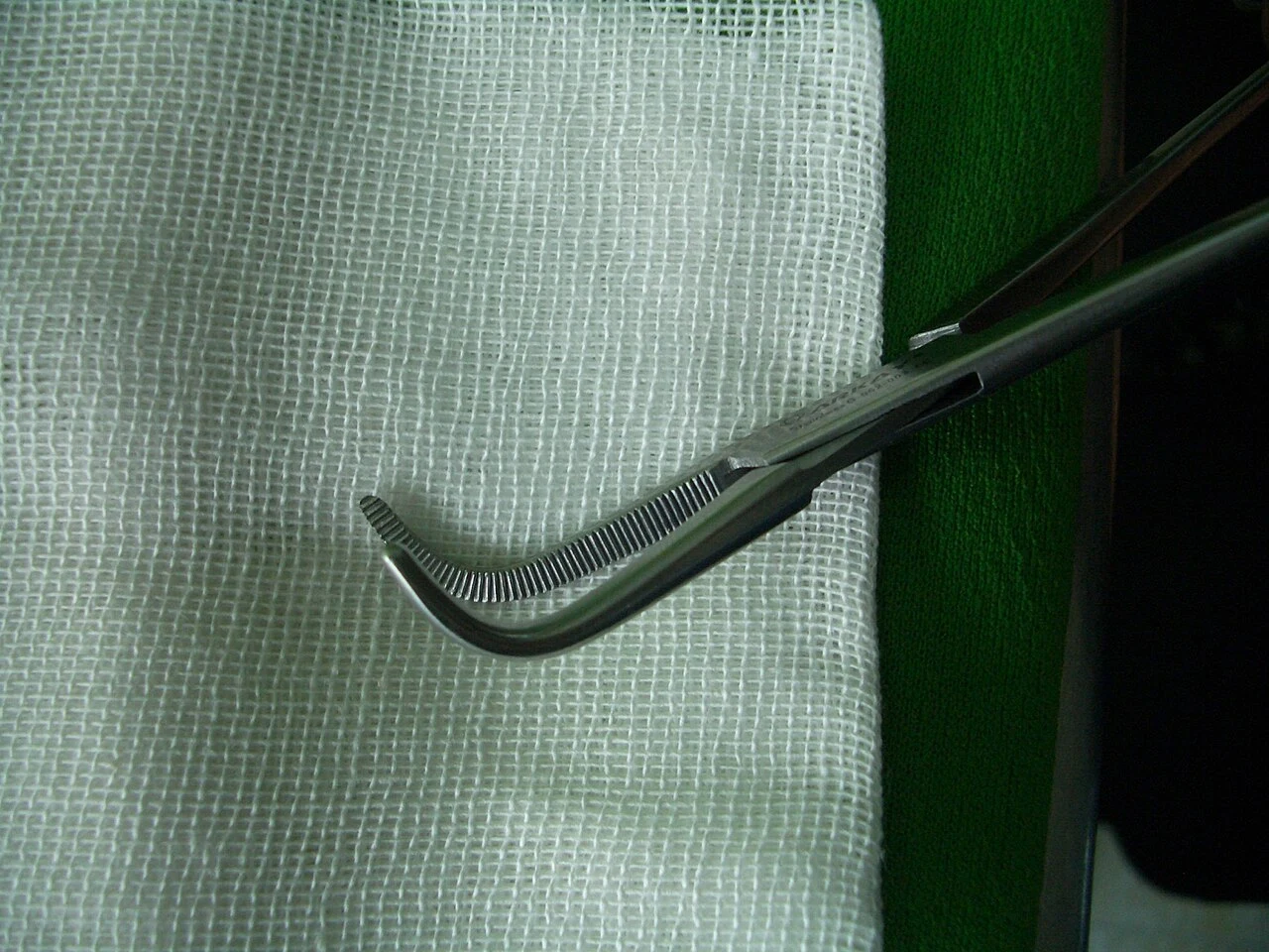 Close view of a right-angle clamp. Named subtypes vary; identify the exact specimen by markings and design.